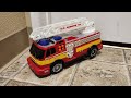 2011 Road Rippers Rush Rescue 12 In M I F D Fire Ladder Truck UK Version