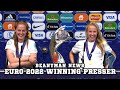 Beth Mead and Keira Walsh EURO 2022 WINNING post-match press conference | England 2-1 Germany