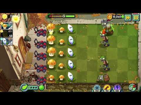 Plants vs Zombies 2 gameplay - Piñata Party - 19th November 2021