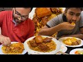 Eating Lunch(Mutton Kacchi Biryani, Tehari, Rezala, Chicken Roast) With Friends at Sultan's Dine