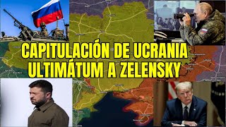 CAPITULACIÓN DE UCRANIA.ULTIMÁTUM A ZELENSKY. 28 PUNTOS DEL PLAN DE PAZ. RUSIA ARRASA EN EL FRENTE!