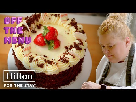 Waldorf Astoria red velvet cake recipe made easy | Hilton | Off the Menu
