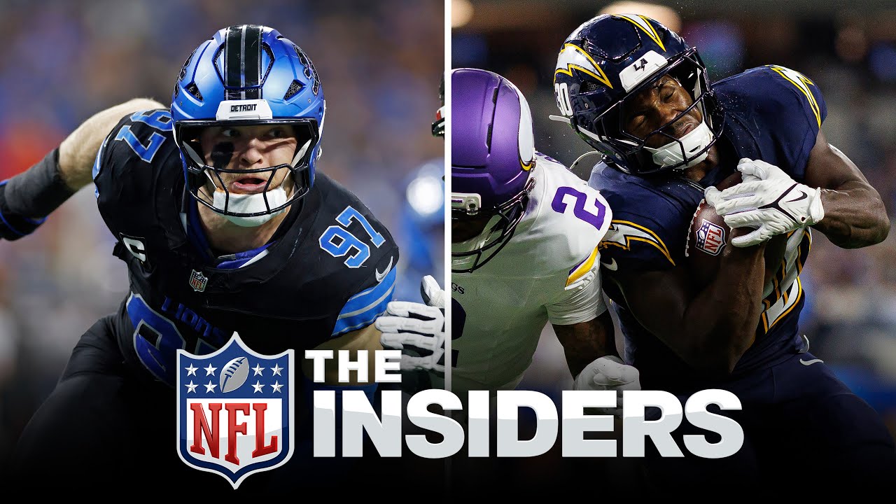 Aidan Hutchinson signs $180M extension, Chargers RB Kimani Vidal joins the show | The Insiders