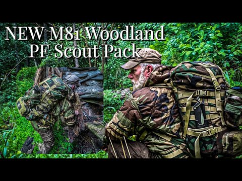NEW RELEASE 2024 BEST M81 Woodland Camouflage PF Scout Back Pack