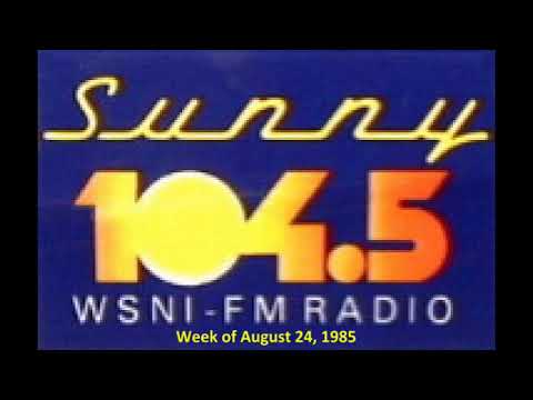 WSNI 104.5 Philadelphia August 1985 Huey Lewis and The News