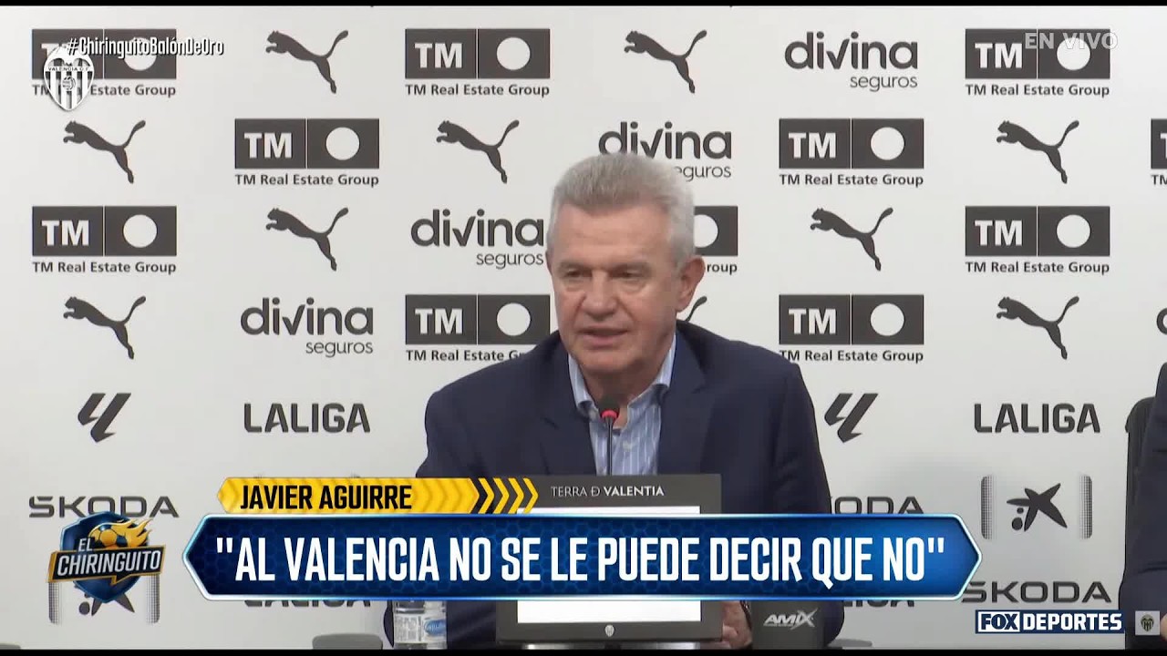 "MÁXIMA ILUSIÓN" con la llegada de JAVIER 'VASCO' AGUIRRE al Valencia | El Chiringuito