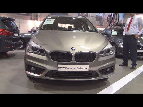 BMW 218d Gran Tourer Advantage 6+1 Platinum Silver Metallic (2016) Exterior and Interior