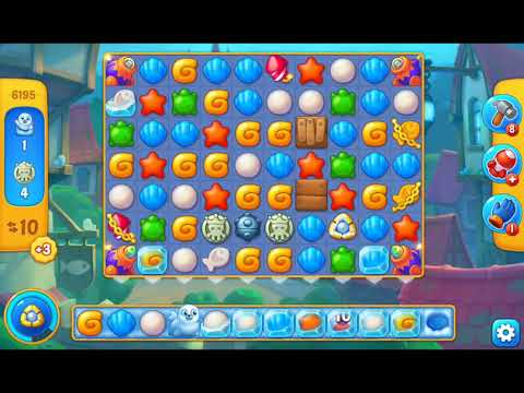 Fishdom 2021 - Level 6195   #playrix #fishdom #gaming