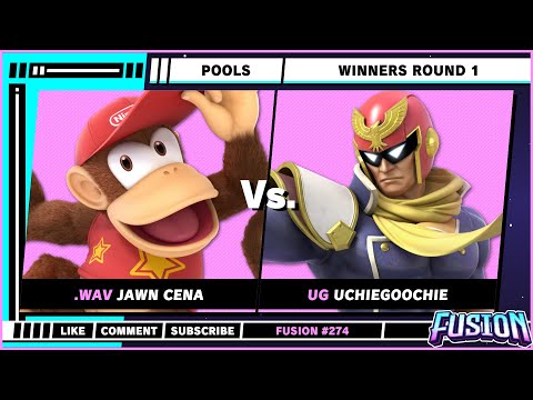 Fusion #274 - Pools - Jawn Cena (Diddy Kong) VS Uchiegoochie (Captain Falcon) - Super Smash Bros