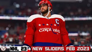 NHL 23: Updated Launch Sliders - Seattle Kraken vs Washington Capitals | Dynamic Low Cam