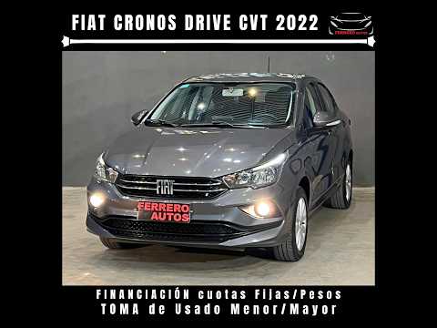Se Vende: Fiat Cronos Drive CVT 2022 - FERRERO Automotores Oncativo (Provincia de Córdoba)