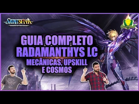 REVIEW do RADAMANTHYS SANGUE DIVINO! UPSKILL, COSMO e TUDO sobre o WYVERN LC! Saint Seiya Awakening