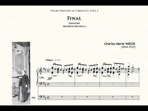 Widor Ch. M.: Final Organ Symphony in D Major  Op.13 n.2