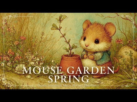 [Celtic Music] Waiting for Spring in a Mouse Garden — Gentle Storybook Music & Cozy Illustration