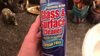 The home store Glass & Surface Cleaner - Dollar Tree Review