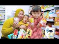 CUTE BABIES AZAM AND ARUMI SNACK ICE CREAM AND BABY SNACKS
