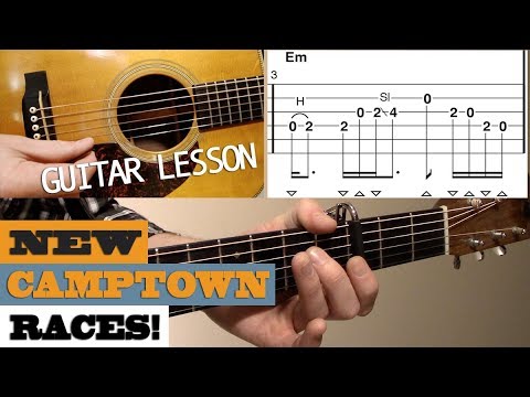 "New Camptown Races" | Frank Wakefield - BLUEGRASS Guitar Lesson with TAB