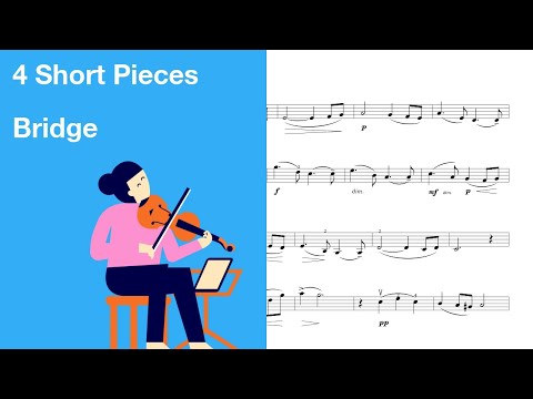 Bridge - 4 Short Pieces H.104 - 1. Meditation [Violin Sheet Music]