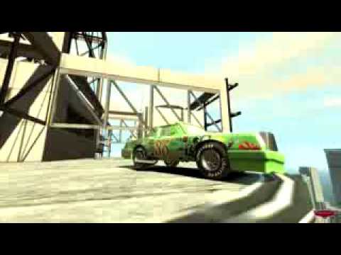 Chick Hicks LOSES HIS CRASH!Lightning McQueen Dinoco King Darrelll Cartrip