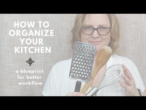 Part of a video titled Where to Put Things in Kitchen Cabinets - YouTube