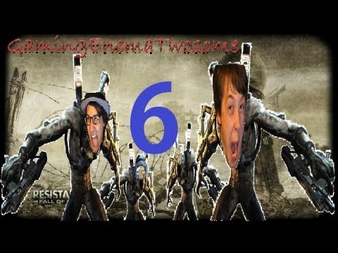 Resistance: Fall of Man SUPERHUMAN Part 6 - Flanking Failures, Throwing Darts and Drinking