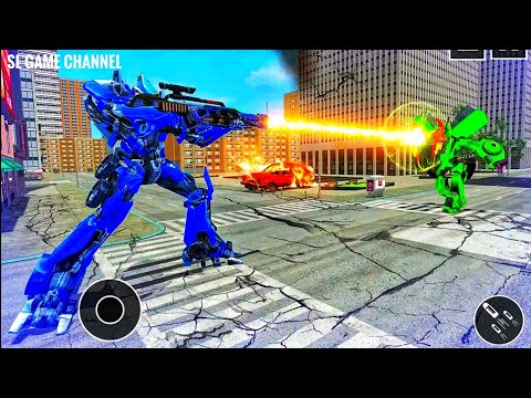 US Police Car Transform Robot War Rescue 2020 Android Gameplay