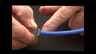 Cat 5e &amp; Cat 6 Connectors   EZ RJ45 Shielded   Internal &amp; External Ground