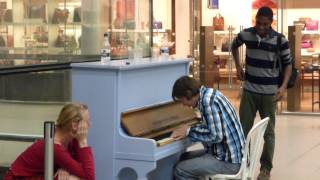 Piano Man at St Pancras International Station