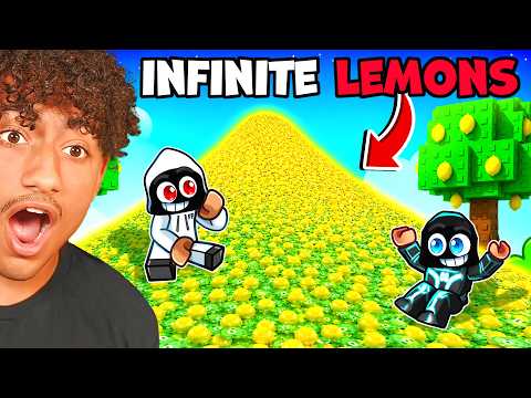 SELLING INF LEMONS IN ROBLOX!