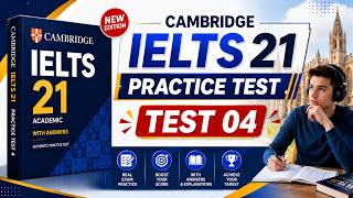 Cambridge IELTS 21 Listening Test 04 | Full Answers | Academic | #english #ielts #cambridge21