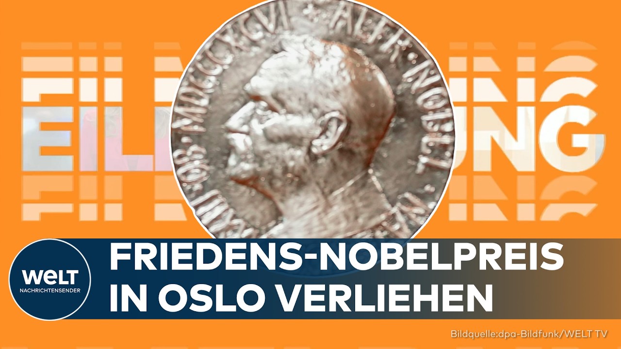 EILMELDUNG: Friedens-Nobelpreis in Oslo verliehen