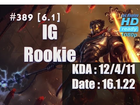 16.1.22 LPL IG Rookie Mid Lane Viktor(vs Lulu) KR High Elo Solo Q[1080p]#389