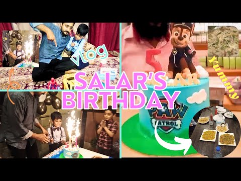 Birthday Vlog | Paw Patrol Chase Birthday Cake | At Hot n Chili Bahria Town Islambad
