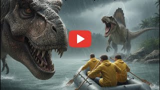 T-REX CHASE IN THE RAIN | Jurassic Park Short Film (Part 1: The Boat) #Survival #Thriller #Action