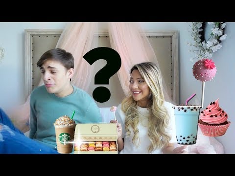 My bf taste tests "Girly Drinks and Treats"
