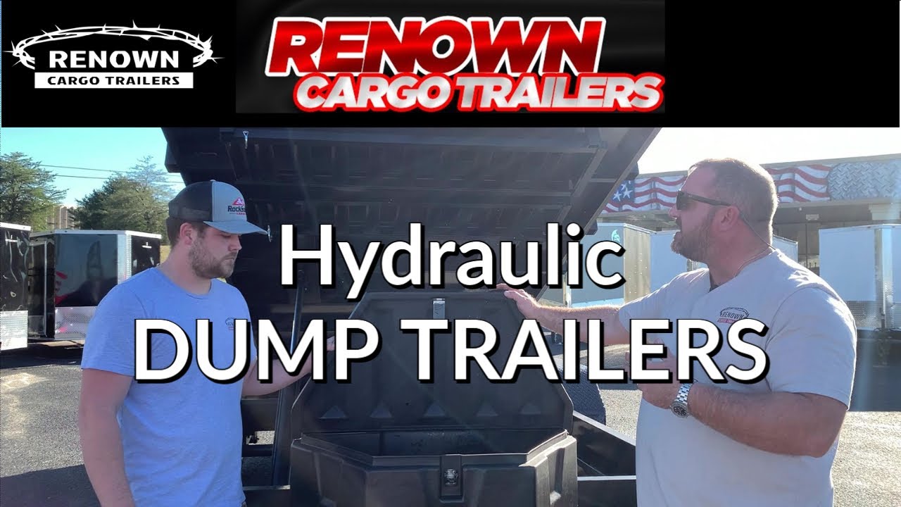 2021 Hydraulic Dump Trailers Walkaround | Renown Cargo Trailers