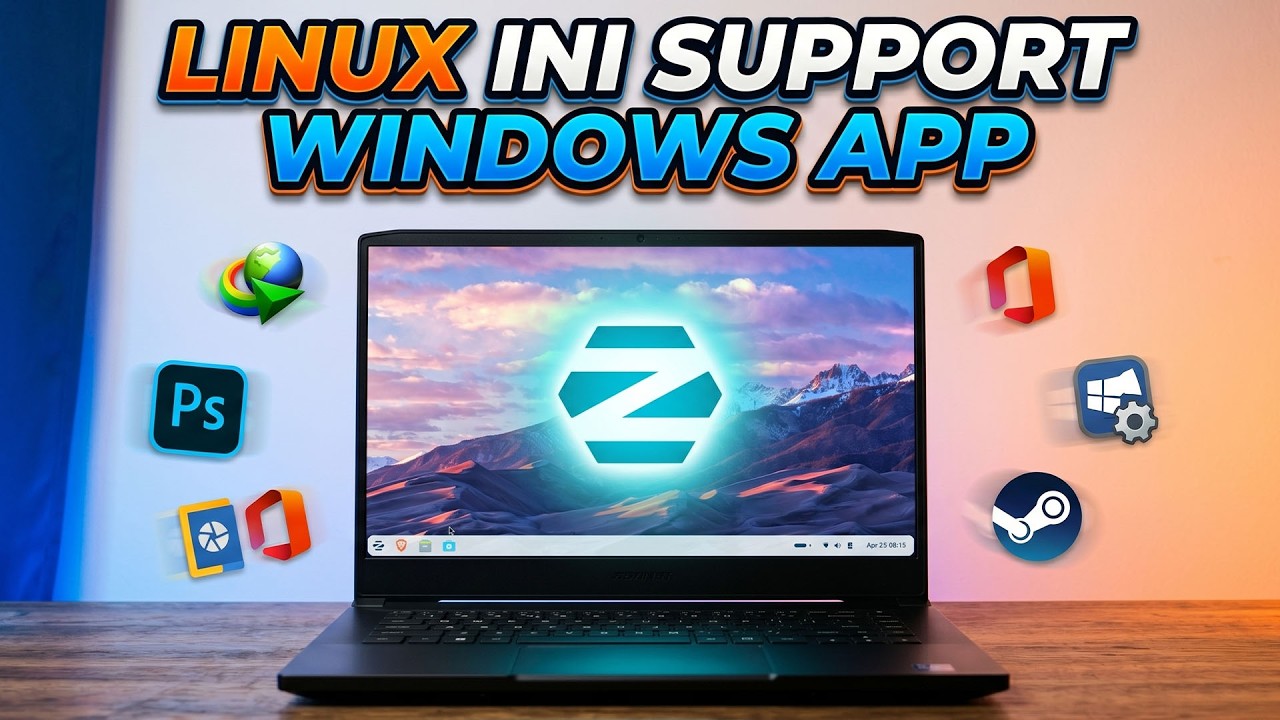 LINUX INI SUPPORT APP WINDOWS! Cobain Zorin OS 18 2026
