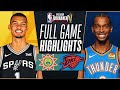 SPURS at THUNDER | NBA IN-SEASON TOURNAMENT ? | FULL GAME HIGHLIGHTS | November 14, 2023