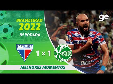 Gols e lances de Fortaleza x Juventude-RS