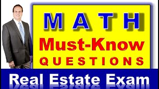 Most Common Questions on the Real Estate Exam 2022 - MATH - How to PASS the Real Estate Test
