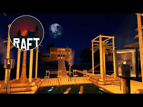 RAFT ITEM DAY/NIGHT CYCLE UPDATE LIVE! New Graphics + Chairs, Tables, Lanterns! - Raft Game Gameplay