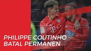 Alami Penurunan Performa, Philippe Coutinho Batal Dipermanenkan Bayern Muenchen