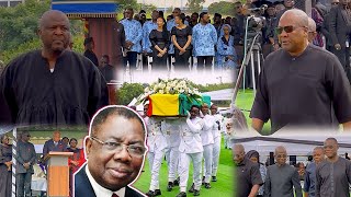 😭Ibrahim Mahama Surprises Joins Prez Mahama,Veep Jane Naana @Former Ambassador Victor Gbeho Funeral 