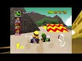 Mario Kart 64 Gameplay N64 Grand Prix Mushroom Cup