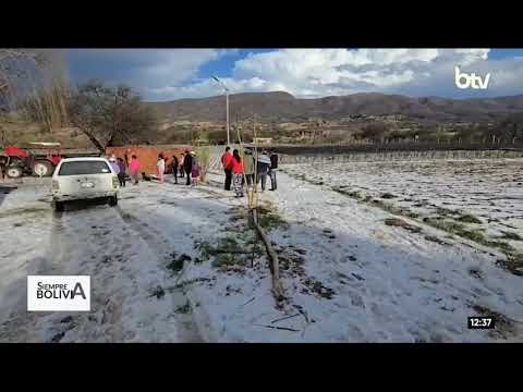 Ríos de Tarija aumentan su caudal por lluvias y granizo