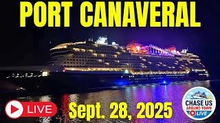 LIVE: Watching Cruise Ship Arrivals at Port Canaveral LIVE! (Sept. 28, 2025)