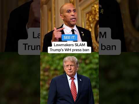 Lawmakers SLAM Trump's WH press ban