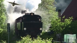 preview picture of video 'Schönes Pfeifkonzert an der Kandertalbahn mit Dampflok 378.78'