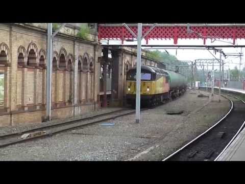 Colas Class 56 No 56094 on 6S96 Sinfin - Grangemouth @ Crewe on 1.5.14 - HD