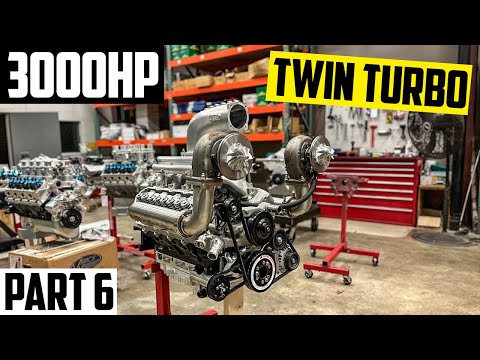 Twin Turbo's are Mocked-Up on the 400" LS Race Engine! - Part 6